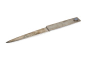 An Australian sterling silver and opal letter opener by Proud's, 20th century - 2