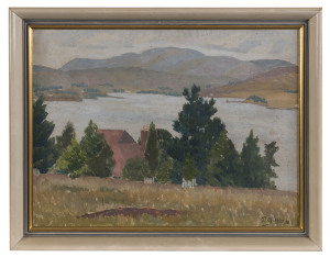 ROLAND WAKELIN, Australia, New Zealand (1887-1971) Near Hobart oil on canvas board signed lower right "R. Wakelin, '36"