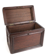 An Australian cedar strong box, mid 19th century - 2