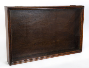 A counter top display cabinet, Tasmanian oak, circa 1900