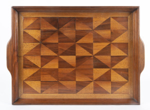 An Australian serving tray, cedar and mountain ash, late 19th early 20th century