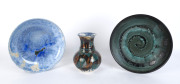 ARTHUR HALPERN Pottery bowl, DAVID WILLIAMS crystalline pottery bowl, and a studio pottery vase