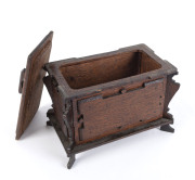 A tea caddy, silky oak, Queensland origin, 19th century - 2