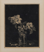 LIONEL LINDSAY (1874-1961) Apple Blossom etching