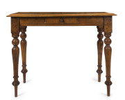 An Australian blackwood hall table, Tasmanian origin, circa 1860