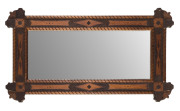 GEORGE GRIFFITHS (1825-1890), Australian timber picture frame (with mirror), cedar, pine, blackwood and others, 19th century