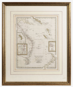 MAP of NEW SOUTH WALES: Robert Wilkinson, 1808.