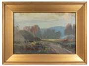 WILLIAM DELAFIELD COOK SENIOR (1861-1933) attributed (The Dandenong Ranges) oil on board - 2