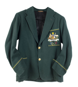 1956 MELBOURNE OLYMPIC GAMES:The official Olympic Delegation blazer made by David Lack Pty Ltd for the Chairman of the Olympic Organizing Committee, Mr Arthur W. Coles.