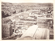 BALLARAT, TASMANIA & SYDNEY: c1870s cloth-covered photo album (dilapidated) with "TASMANIAN SCENES" in gilt to front cover; containing 54 albumen print images affixed to the thick card leaves, together with 3 additional iames loosely inserted at the back. - 3