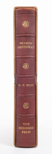 ELLIS, M.H. Francis Greenway: His Life and Times.