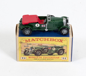 MATCHBOX: group of 1960s E Type ‘Models of Yesteryear’ including 1929 4½ (s) Bentley (Y6). All mint to near mint in original cardboard E type boxes. (4 items)