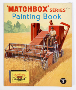 MATCHBOX: Vintage Matchbox Series Painting Book number 3. Mint and with all pages unused. Extremely rare.