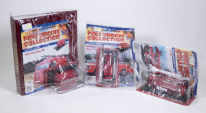FIRE ENGINE COLLECTION: group of model fire engines consisting of LDV Command Truck (16); and, PS Laffly BSS C3 Roadside Assistance Vehicle (11); and, Ahrens-Fox Pumper (12). All mint in their original packaging with their accompanying magazine. (50 items