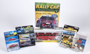 Miscellaneous group of model cars including MILCARS: Roues Super Vitesse; and, RACING CHAMPIONS: 1992 Nascar Champion (9853) – Alan Kulwick; and, DeAGOSTINI: Citroen Xsara WRC (3) – Colin McRae. All mint in original cardboard packaging. (40 items)