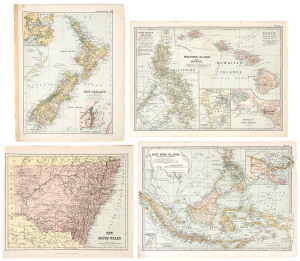 Australian, New Zealand and the Pacific: Group of assorted maps, 19th and 20th century