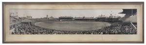 Australia v. West Indes - Second Test, 1st December 1951Original panoramic photograph showing the start of Australia's first innings with opening batsmen Arthur Morris and Ken Archer. The scoreboard shows that the West Indes made 362 runs in their first i