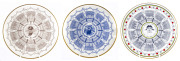 'Century of Centuries' Plates&nbsp;collection, limited editions made by Coalport, comprising Dr W.G.Grace; Sir John Berry Hobbs; Herbert Sutcliffe; Colin Cowdrey (faults); Geoff Boycott - 100 Centuries for Yorkshire and J.H. Edrich. (6 items)