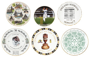 'Century of Centuries' Plates collection, limited editions made by Coalport, comprising D.C.S. Compton; T.W. Graveney; I.V.A. Richards; Sir Leonard Hutton; also, a number of other cricketing plates. (22 total).