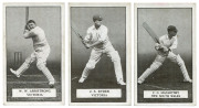 CIGARETTE CARDS: 1926 Gallaher Ltd "Famous Cricketers" complete set [100], F/EF. Cat.£300.