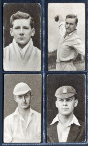 CIGARETTE CARDS: 1923 R. & J. HILL LTD "Famous Cricketers" complete set [40], G/EF. Cat.£200.