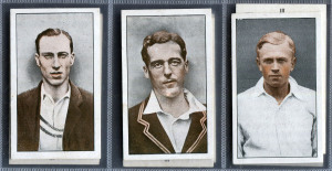 CIGARETTE CARDS: GODFREY PHILLIPS 1926 "Famous Cricketers" complete set [32], VF/EF. Cat.£176.