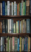 A CRICKET LIBRARY: A large quantity of books, mainly about Australian cricket and cricketers but also strong in English content. Mixed condition and with a degree of duplication, but includes many useful books in hard cover and with dust jackets. Inspecti - 9