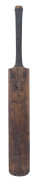 AN ARCHIE JACKSON MATCH-USED BAT: A full-sized Stuart Surridge "Archie Jackson" branded bat, actually signed on the reverse by Jackson with "AUSTN XI" beneath his signature. - 2