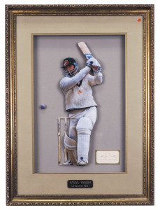 A "Golden Anniversary - Bradman's Invincibles - 1948" Limited edition print, framed and glazed (overall 82 x 112cm) together with a number of other framed images including a group photograph of Jan.18, 2000 entitled "Century of Australian Cricket" and a 3