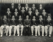 1959-60 AUSTRALIAN TOUR to PAKISTAN and INDIA display comprising an official fully signed team sheet and photograph. - 3