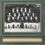 1966-67 AUSTRALIAN TOUR to SOUTH AFRICA display with signed team sheet and official photograph. - 3