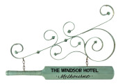 The "CRICKET CLUB BAR" hanging sign from the WINDSOR HOTEL, Melbourne. - 2