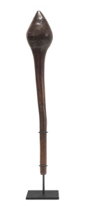 An early bulbous headed club, New South Wales, early-mid 19th century