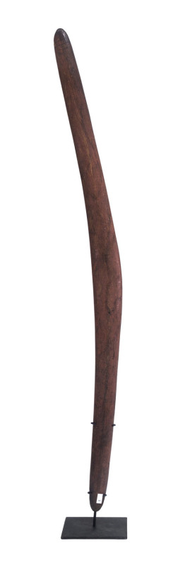 An incised boomerang club, Lake Eyre region, 19th century