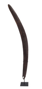 An incised boomerang club, South West Queensland, circa 1900