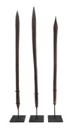 Three throwing clubs, South East Queensland, 19th century