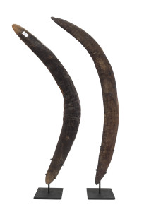 Two boomerangs, South East Australia, mid 19th century