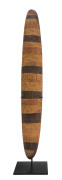 A finely incised shield, Lagrange Bay region, Western Australia, early 20th century - 2