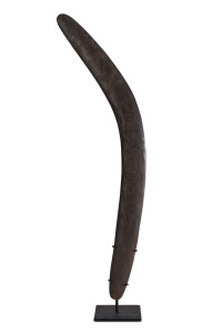 An incised boomerang, Central Australia, circa 1900