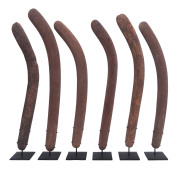 Six boomerangs, Central Desert, early 20th century
