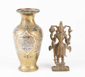 A Indian bronze figure of a deity