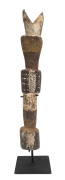 A small tutini pole, Tiwi Islands, Northern Territory, mid 20th century