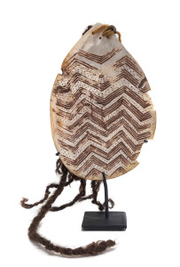A carved pearl shell, North Western Australia, circa 1900