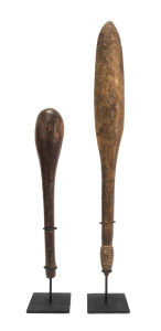 Two throwing clubs, South East Australia, 19th century