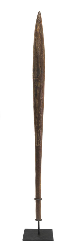 An incised club, Flinders Range or Broken Hill region, 19th century