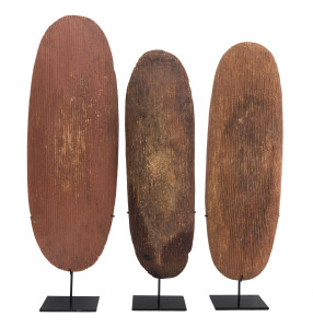 Three beanwood shields, Central Australia, early-mid 20th century