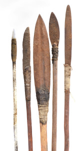 Five spears, Northern Territory, early 20th century