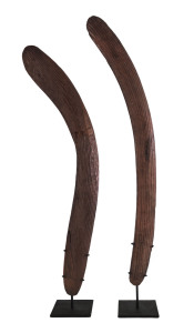 Two boomerangs, Central Australia, early 20th century
