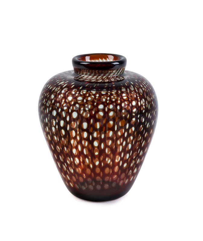 ORREFORS GRAAL Glass vase by EDVARD HALD, Sweden, mid 20th century