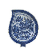 A Chinese porcelain "Willow" patterned washer, 19th century
